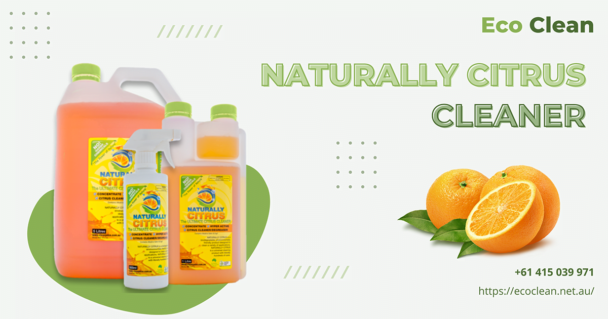 Naturally citrus cleaner cleaning product